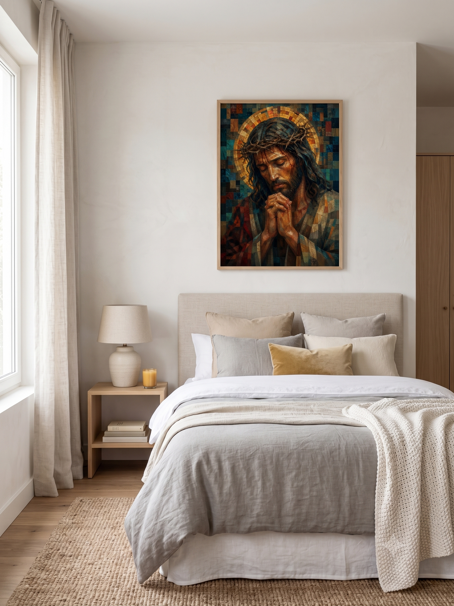 Quadro Cristo Coroado de Espinhos