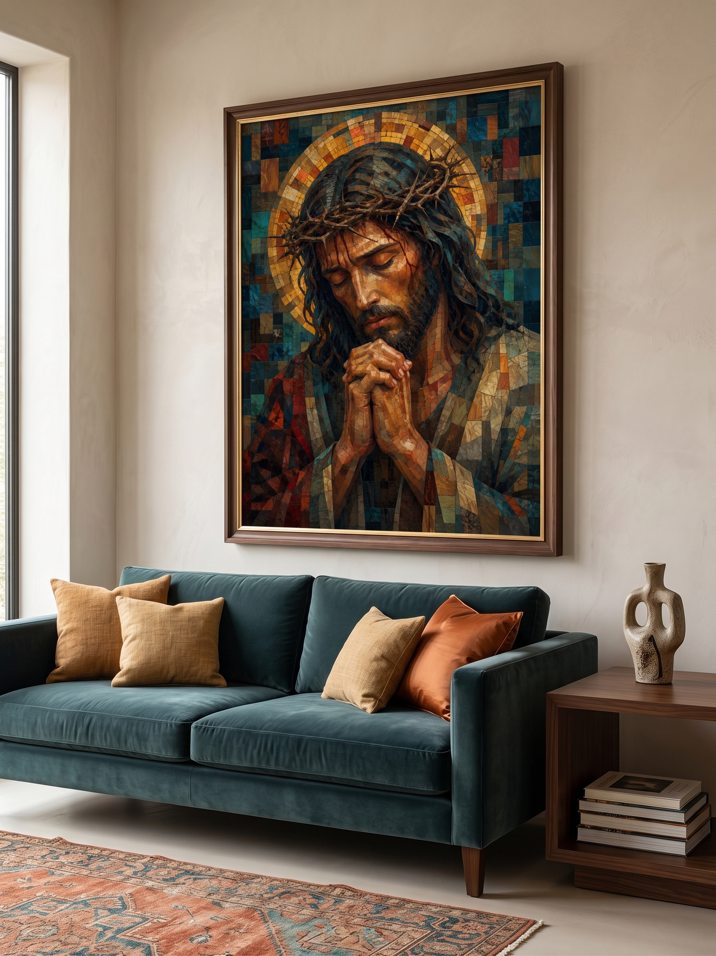 Quadro Cristo Coroado de Espinhos