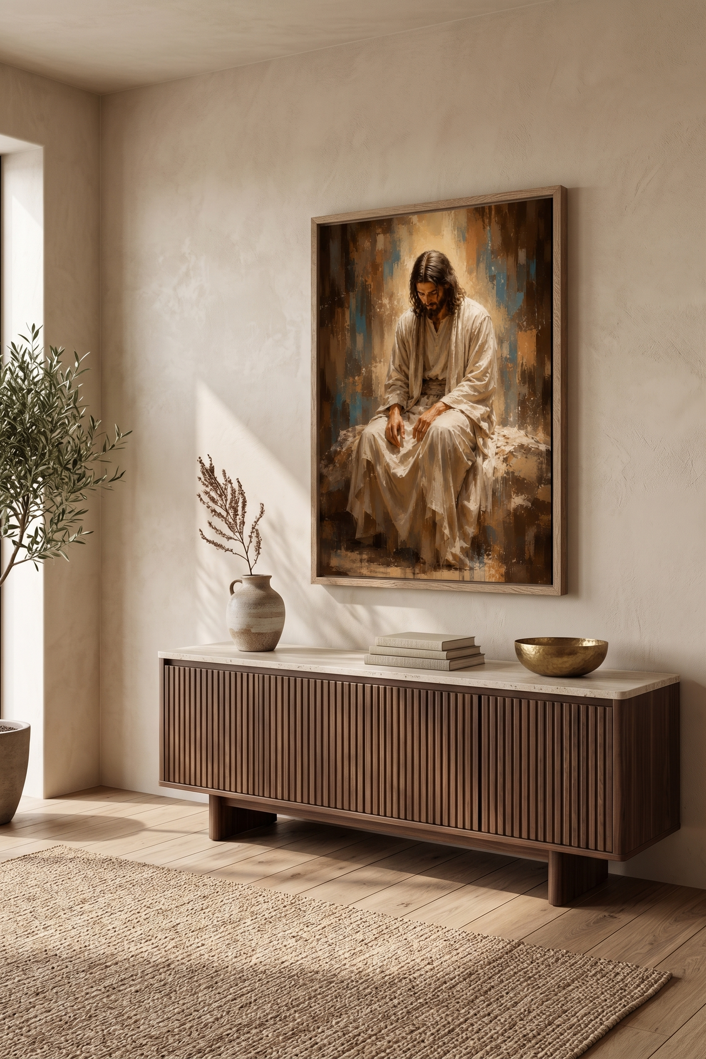 Quadro Cristo em Silêncio