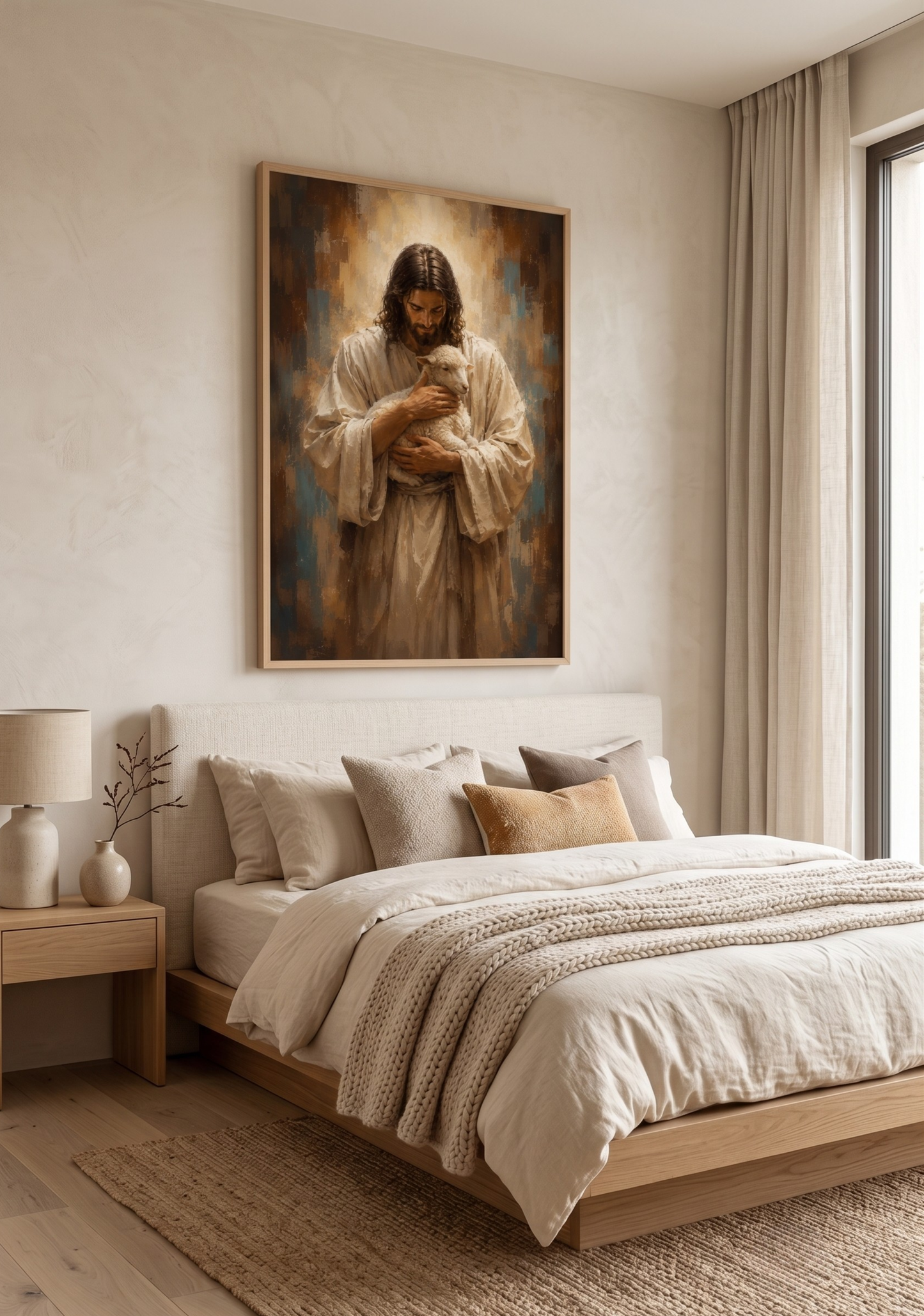 Quadro Cristo, o Bom Pastor