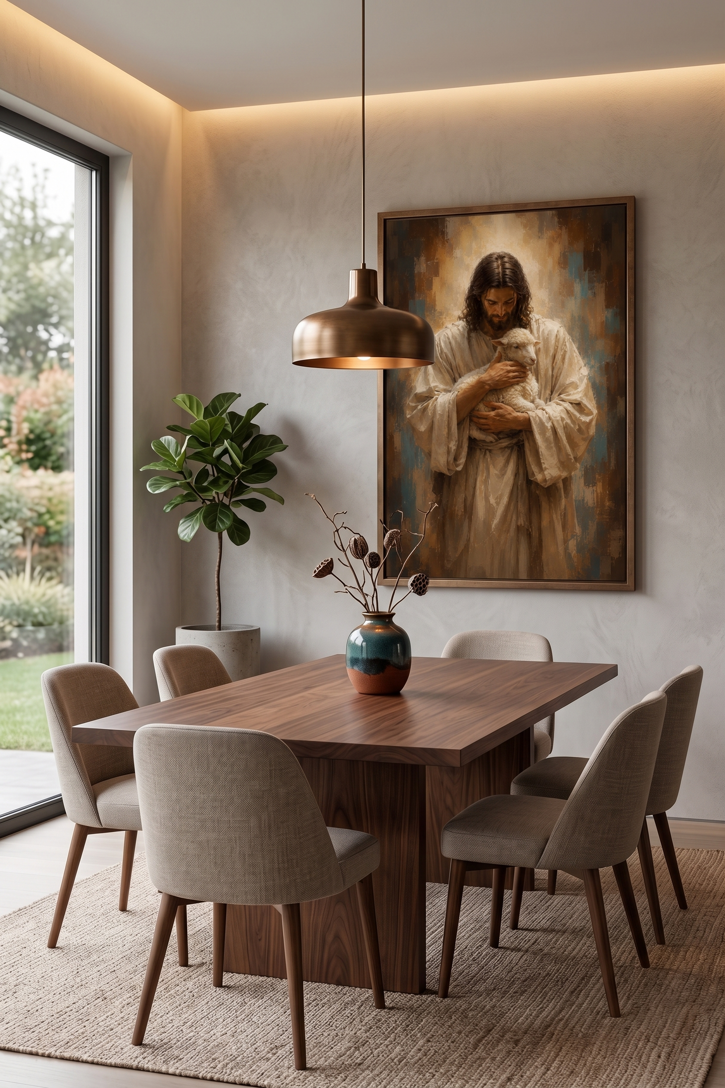 Quadro Cristo, o Bom Pastor