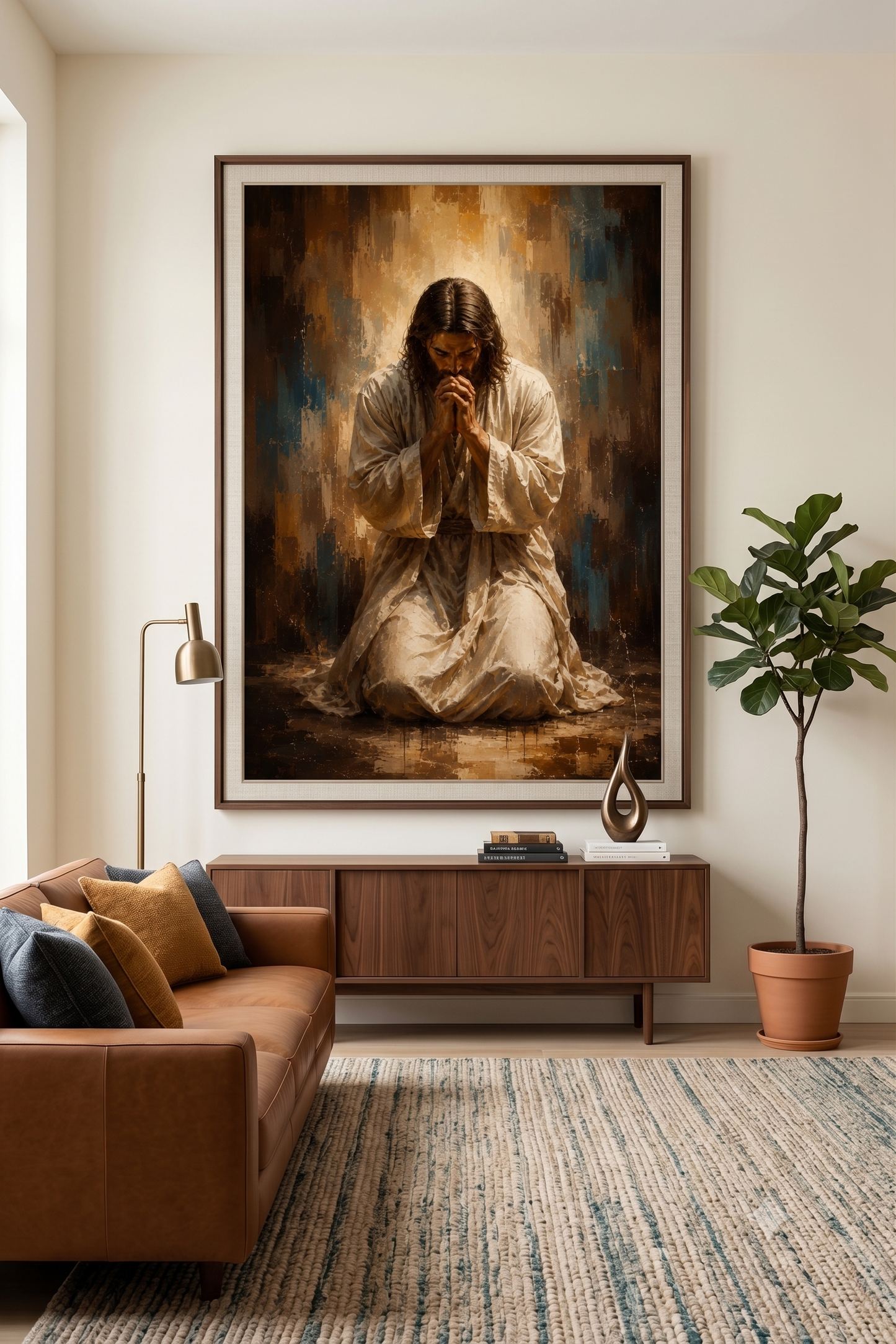 Quadro Cristo em Oração