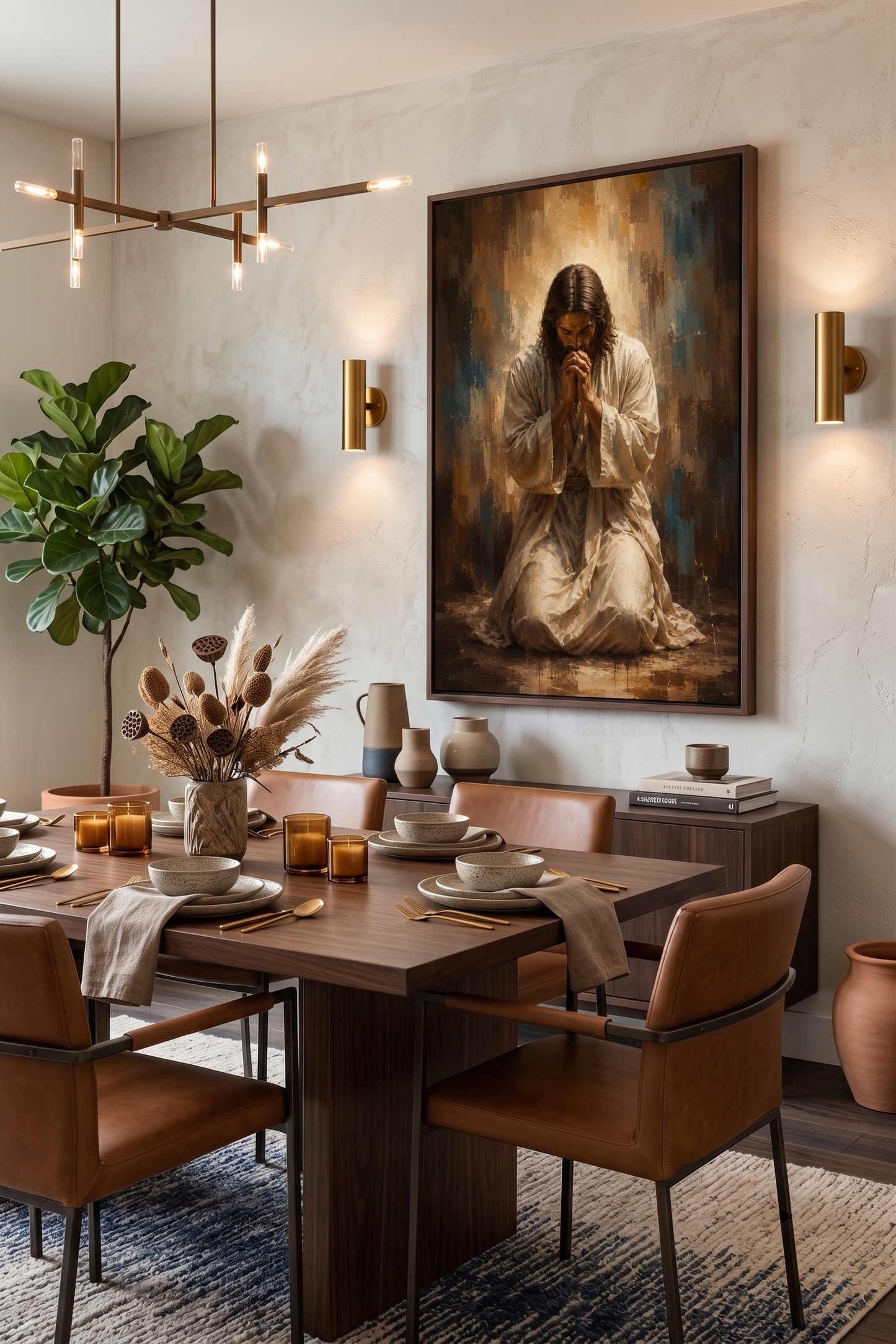 Quadro Cristo em Oração