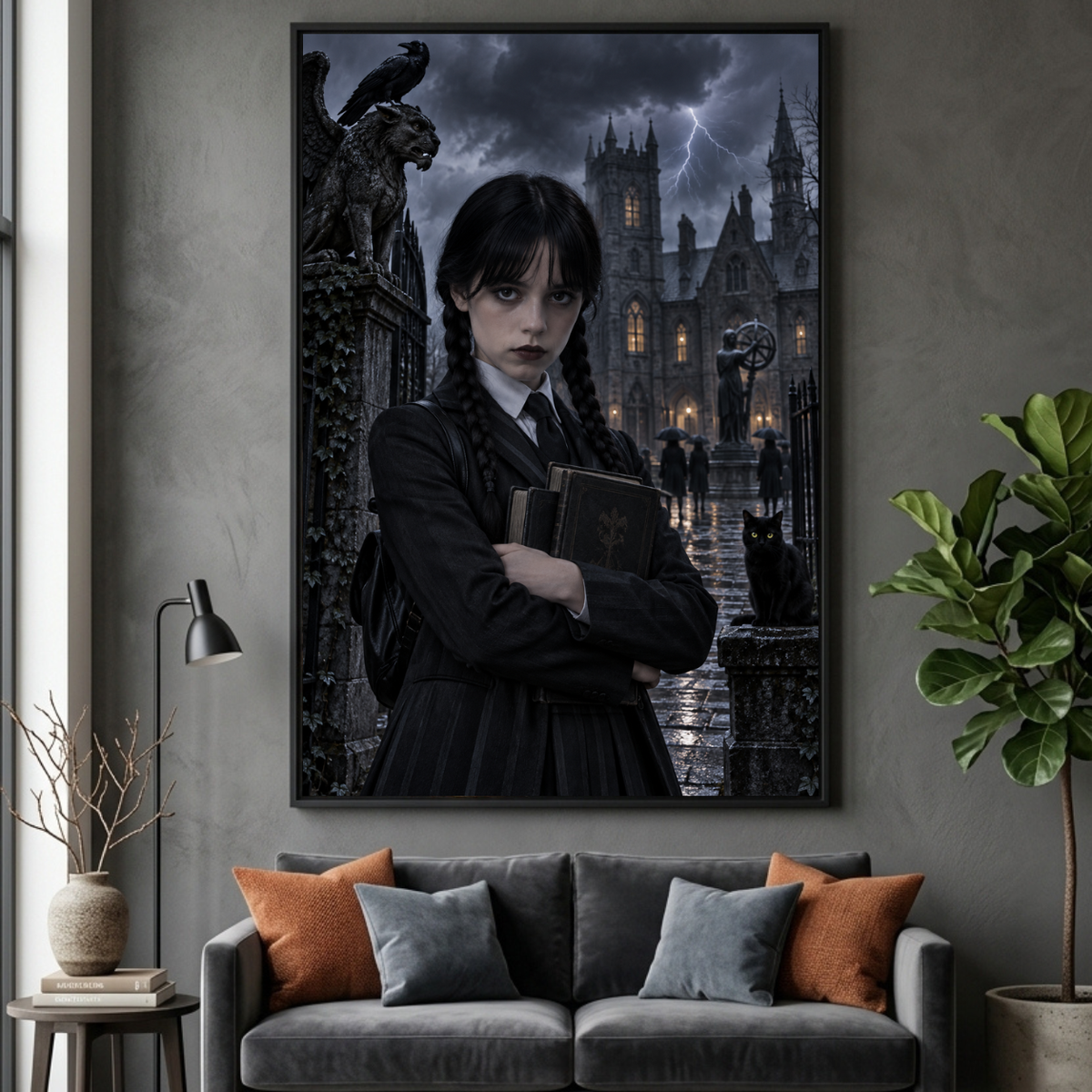 Quadro Garota Gótica