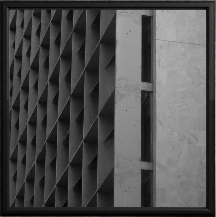 Quadro Pronto Bruno Castro Série BSB P&B 43X43
