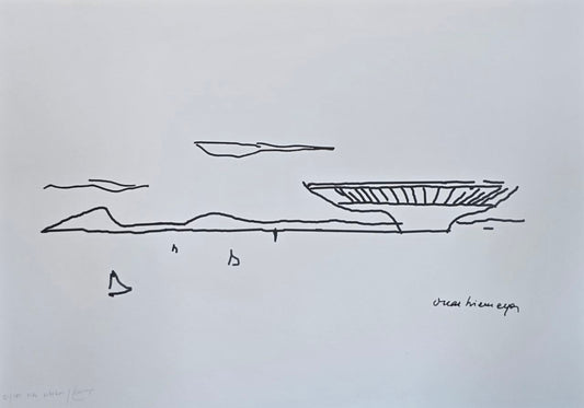 Gravura assinada Museu de Arte Contemporânea Oscar Niemeyer 1/100 50x70