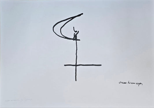 Gravura assinada Memorial JK Oscar Niemeyer 1/100 50x70