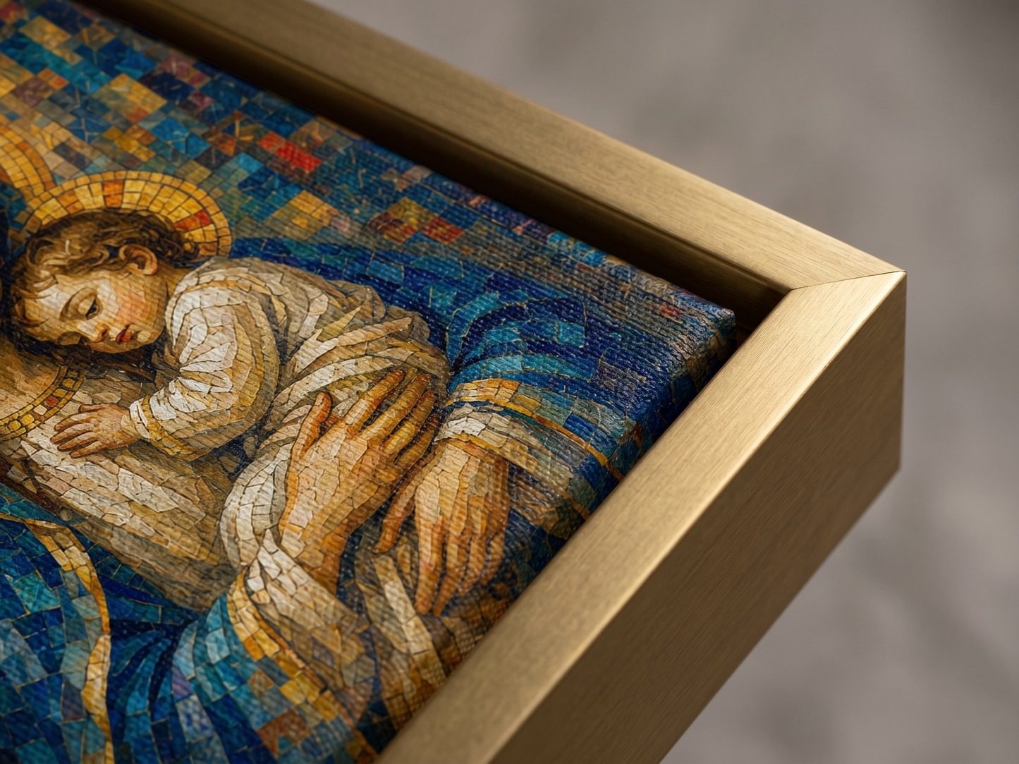 Quadro Virgem Maria e Menino Jesus