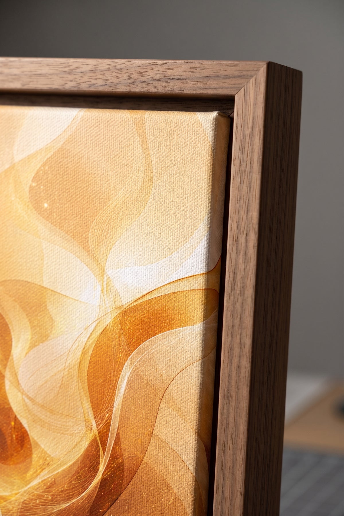 Quadro Fluxo Dourado