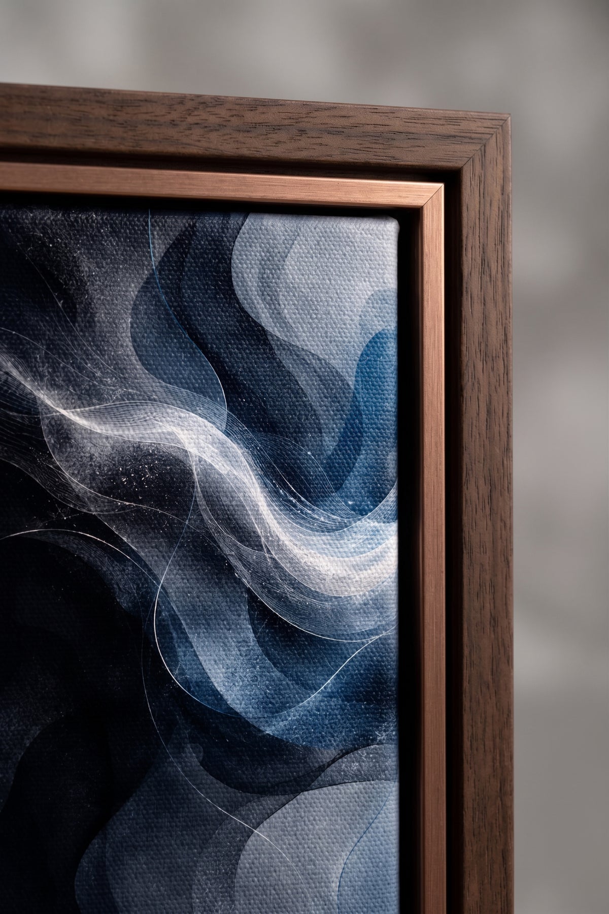 Quadro Fluxo Azul