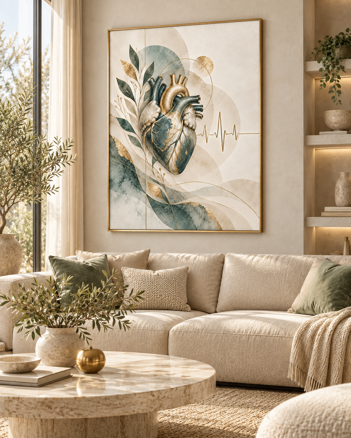 Quadro Coração Anatômico