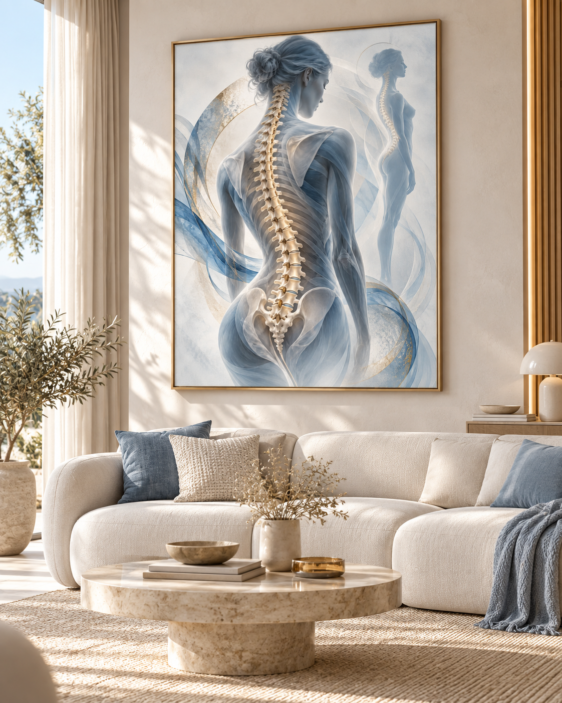 Quadro Anatomia da Coluna Vertebral