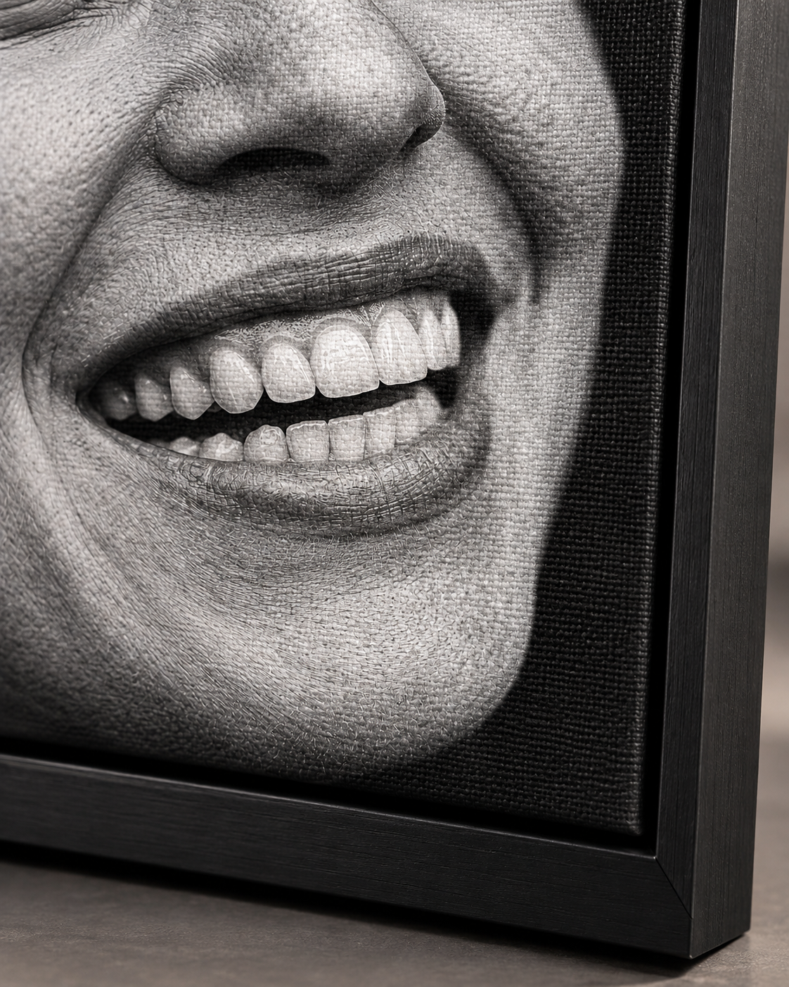 Quadro Fotografia Sorriso em Close
