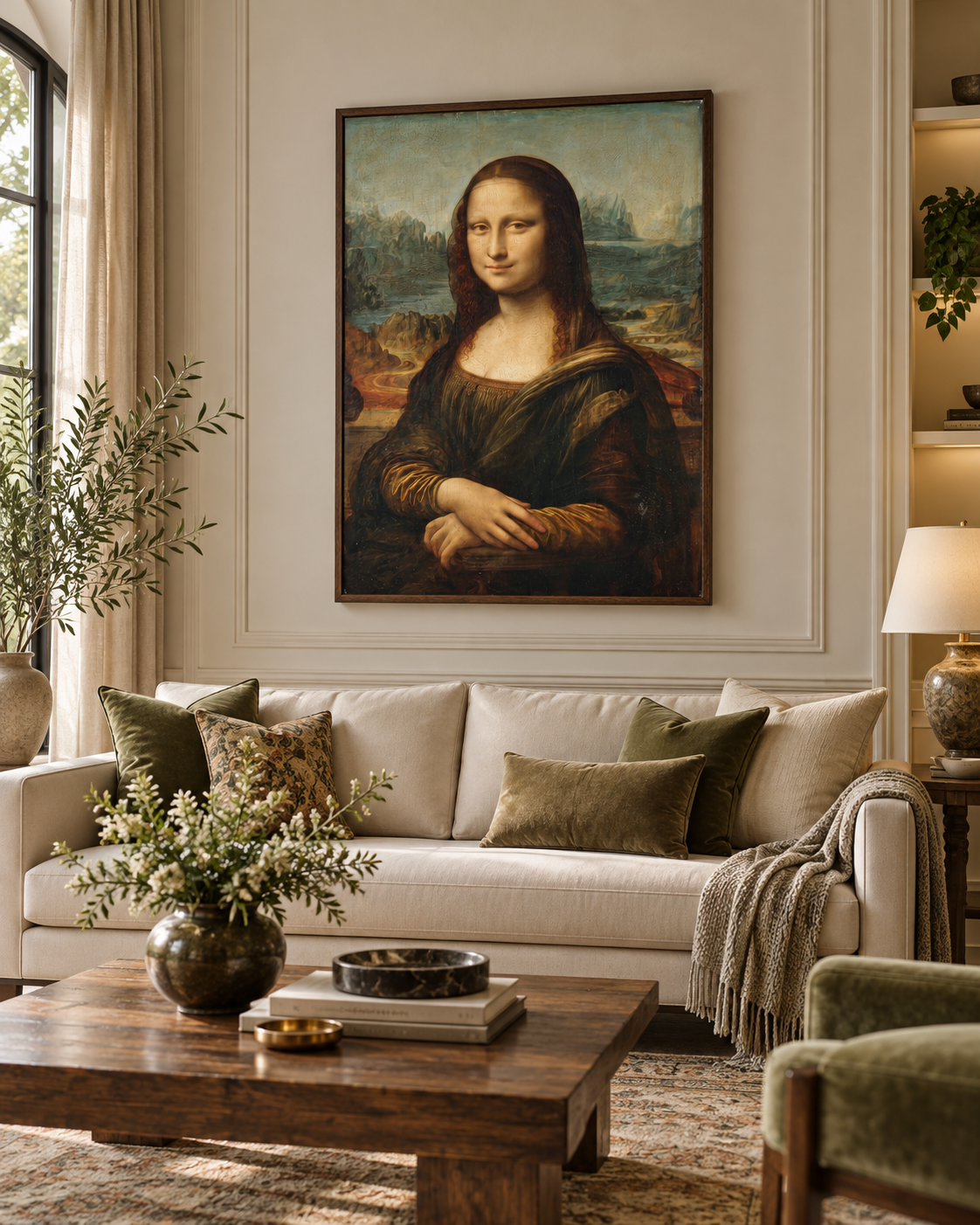 Quadro Mona Lisa de Leonardo da Vinci