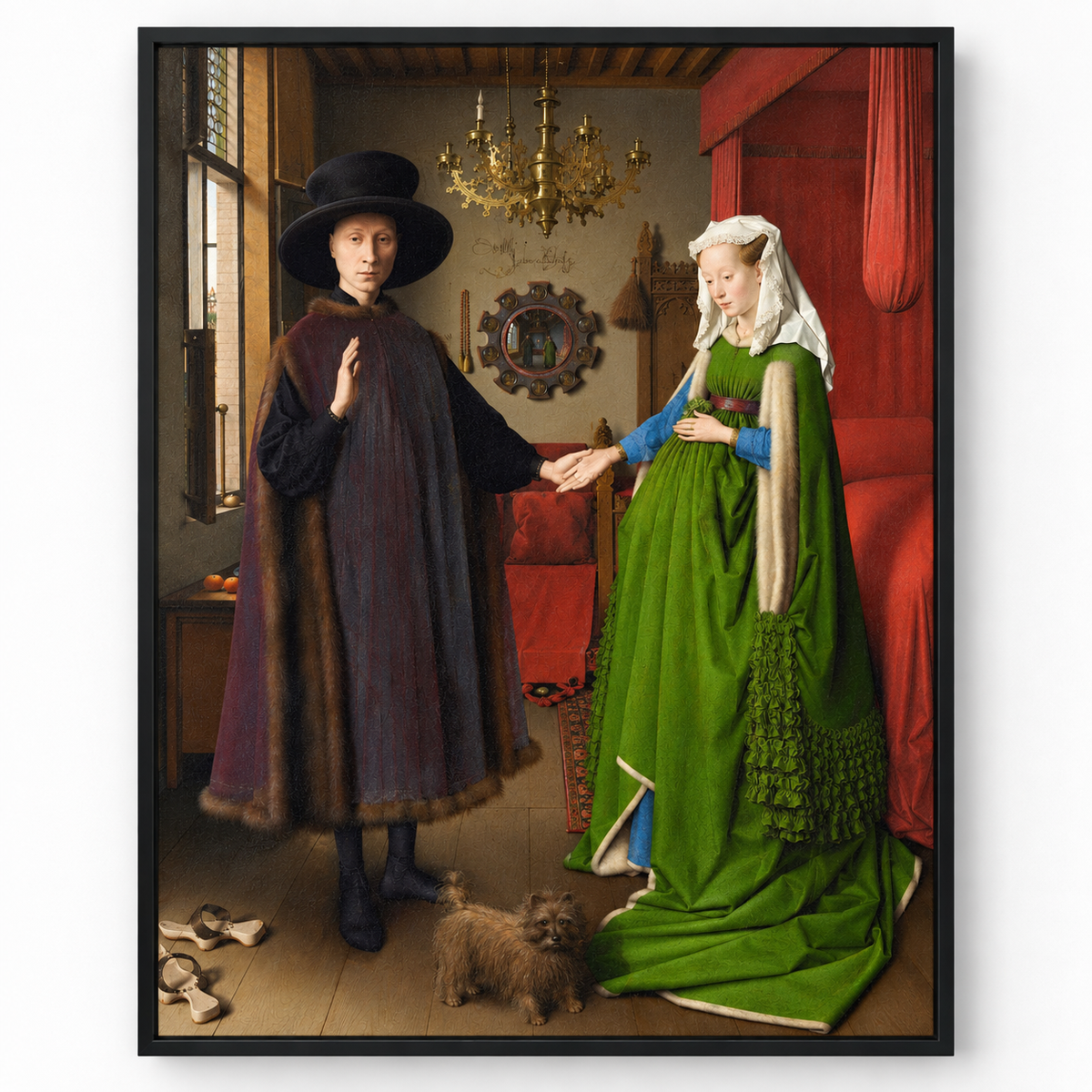 Quadro O Casal Arnolfini de Van Eyck