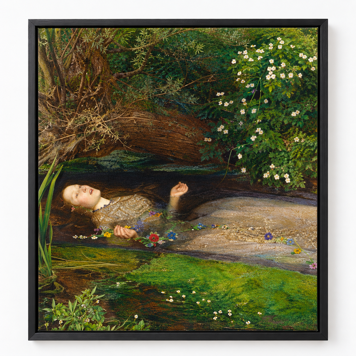 Quadro Ofélia de John Everett Millais
