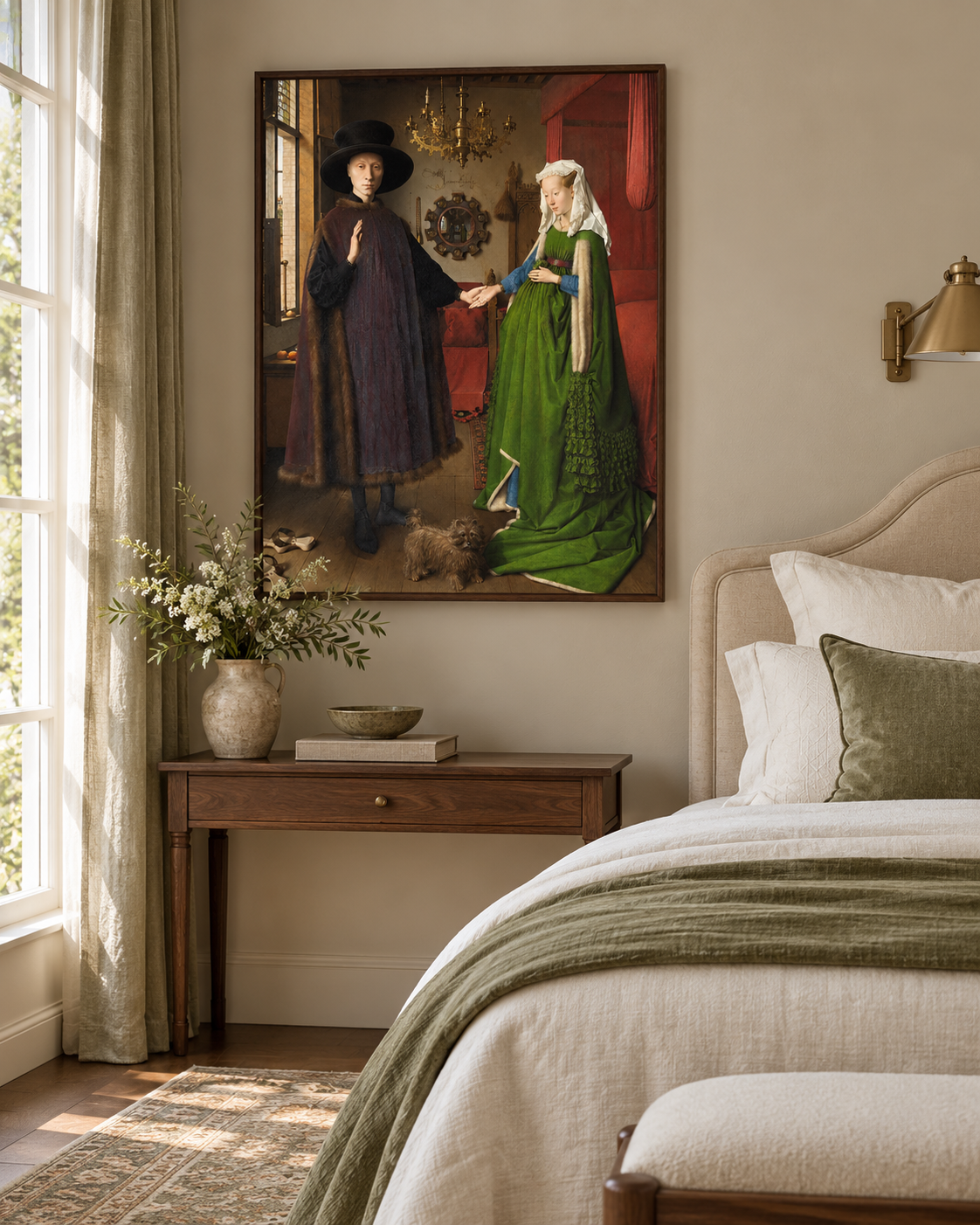 Quadro O Casal Arnolfini de Van Eyck