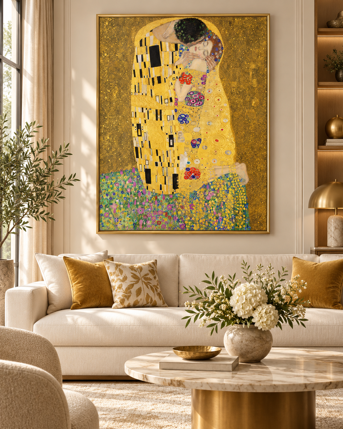 Quadro O Beijo de Gustav Klimt