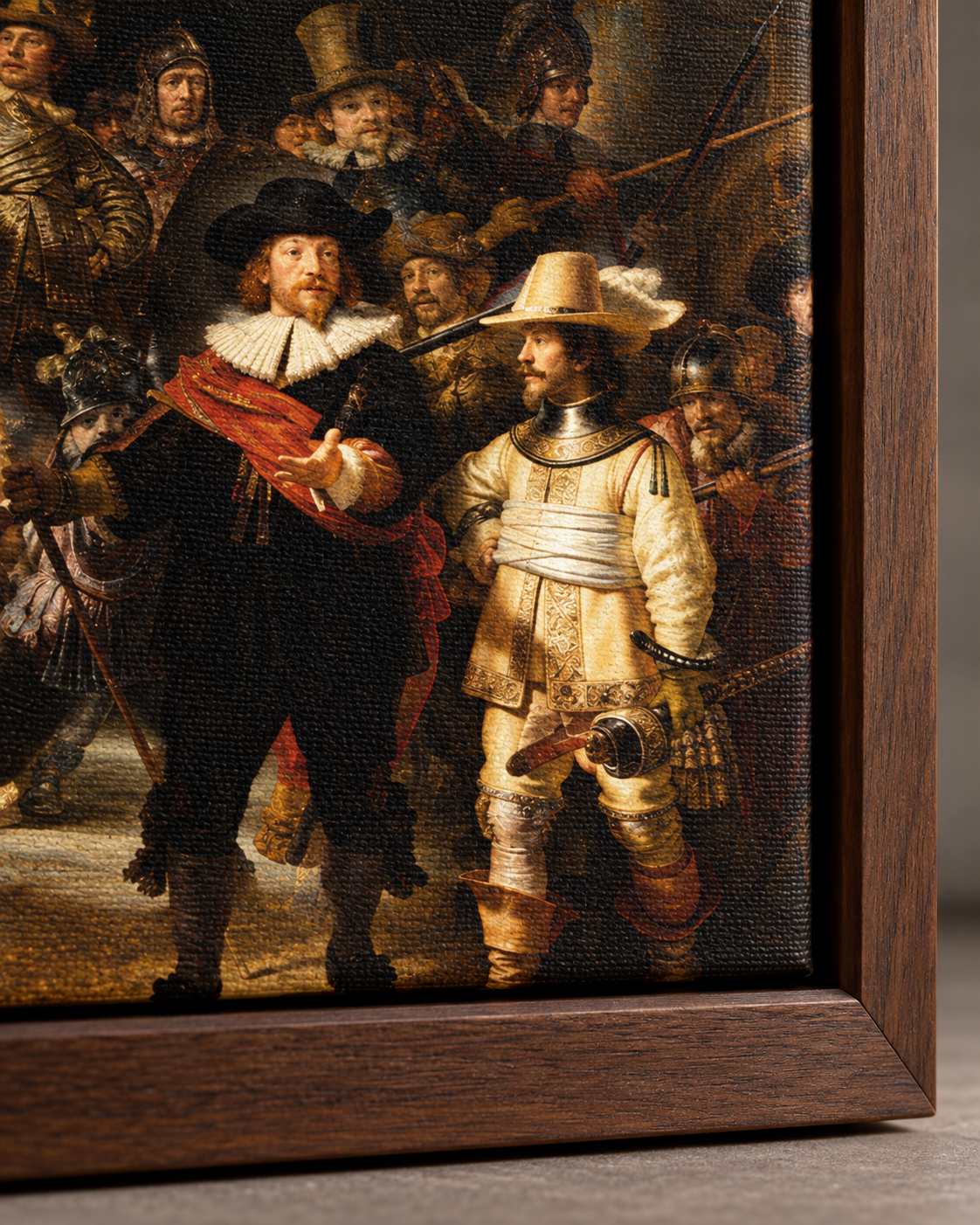 Quadro A Ronda Noturna de Rembrandt