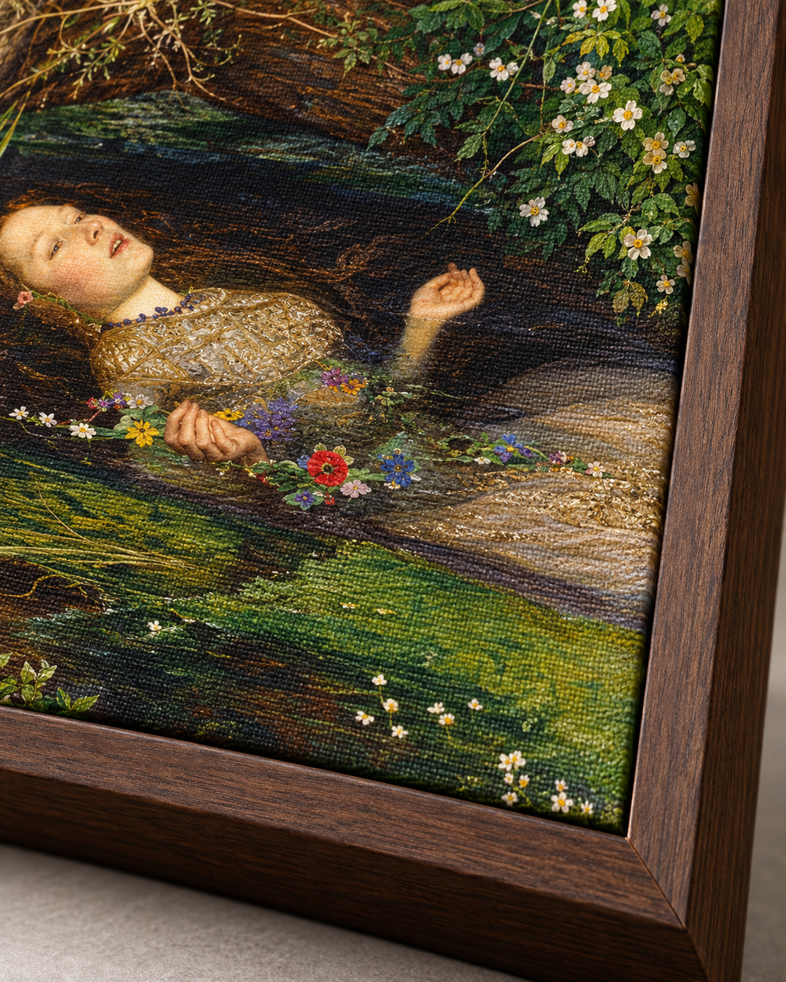 Quadro Ofélia de John Everett Millais