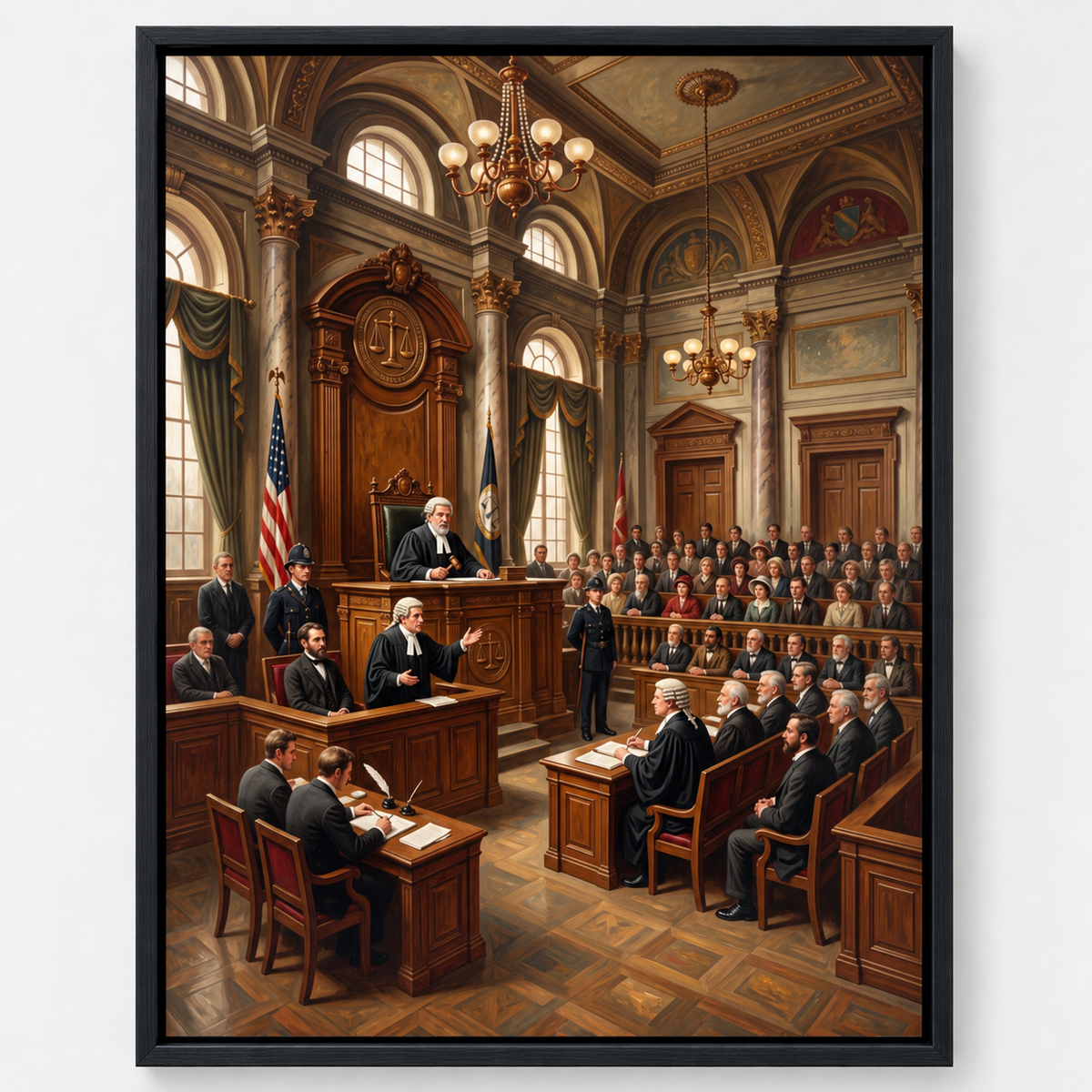 Quadro Decorativo Tribunal de Justiça Clássico