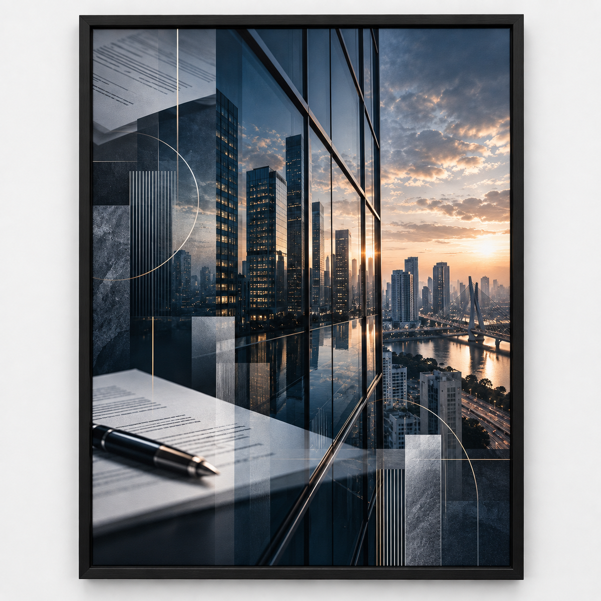 Quadro Escritório de Advocacia Executivo