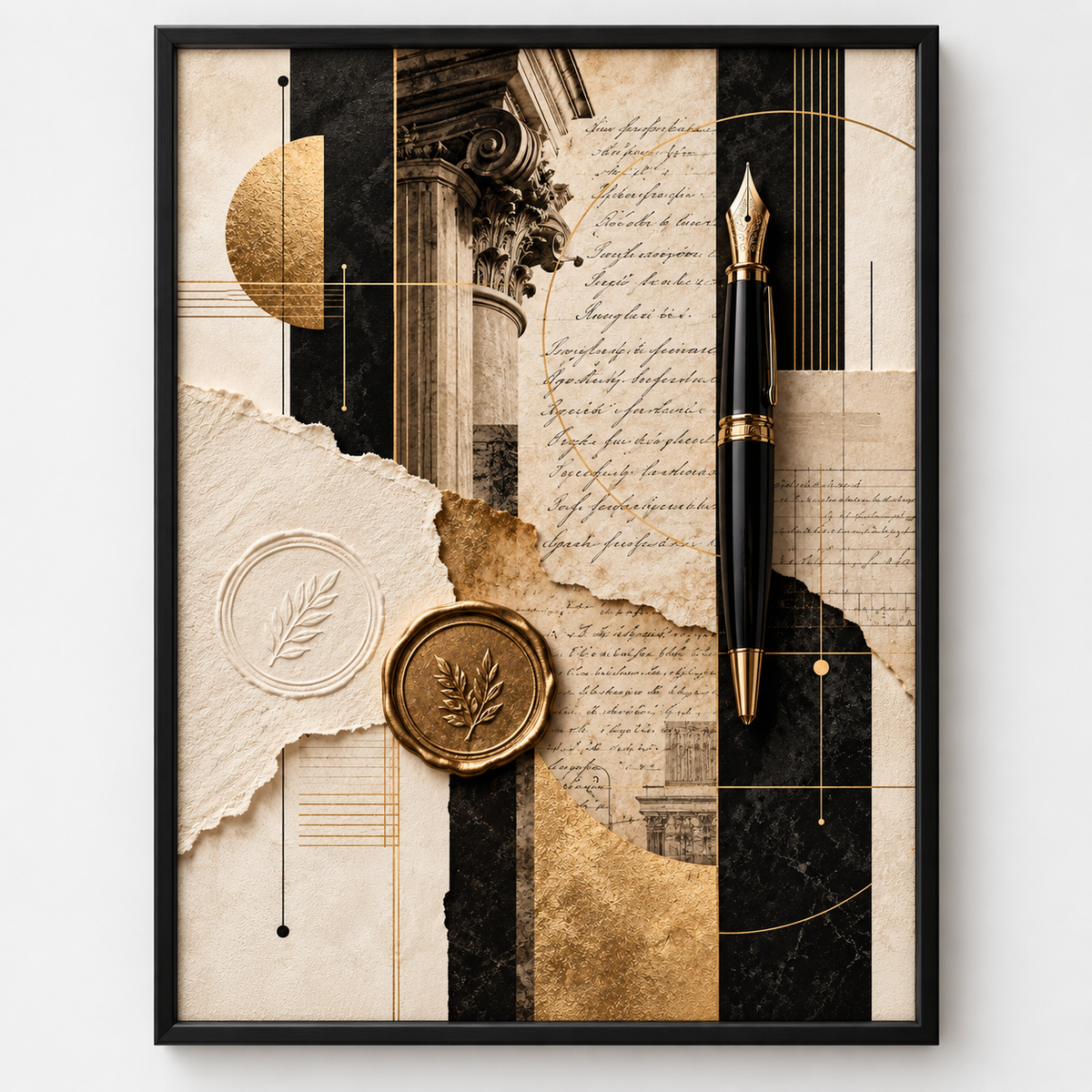 Quadro Arte Jurídica Clássica