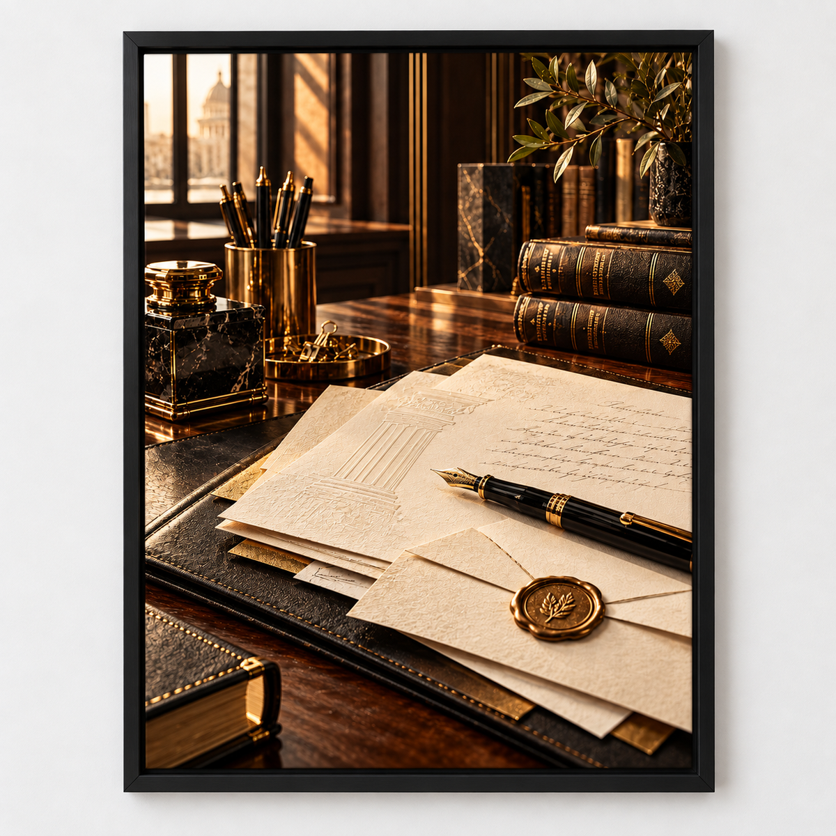 Quadro Escritório de Advocacia Clássico e Elegante