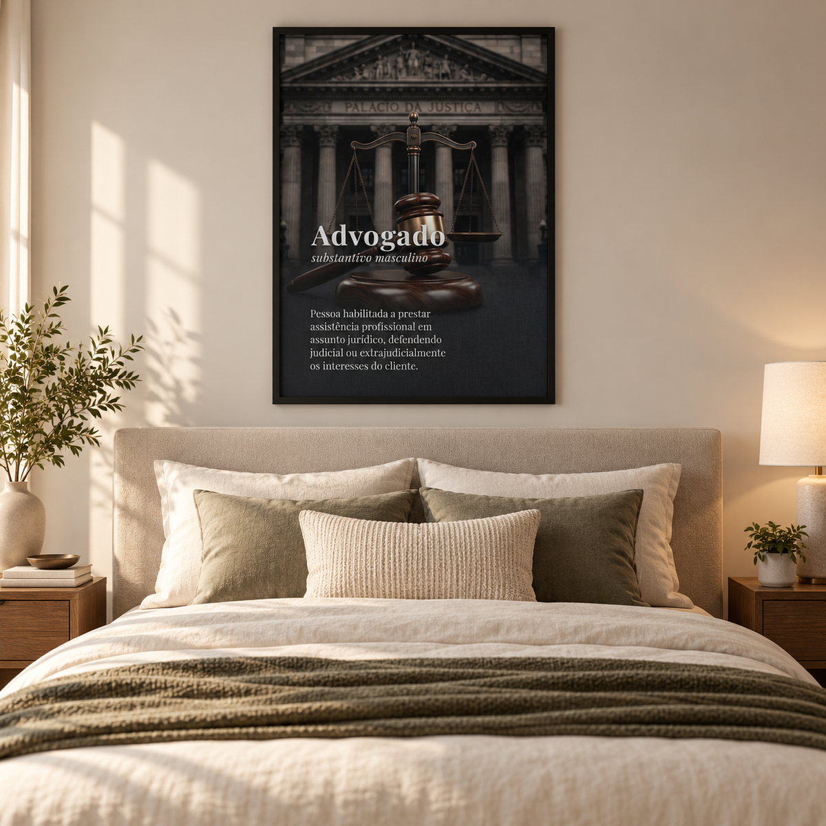Quadro Arte Jurídica para Escritório