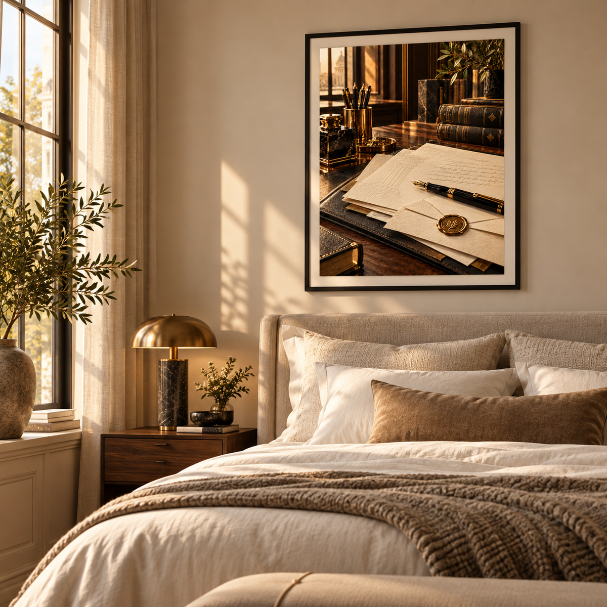 Quadro Escritório de Advocacia Clássico e Elegante