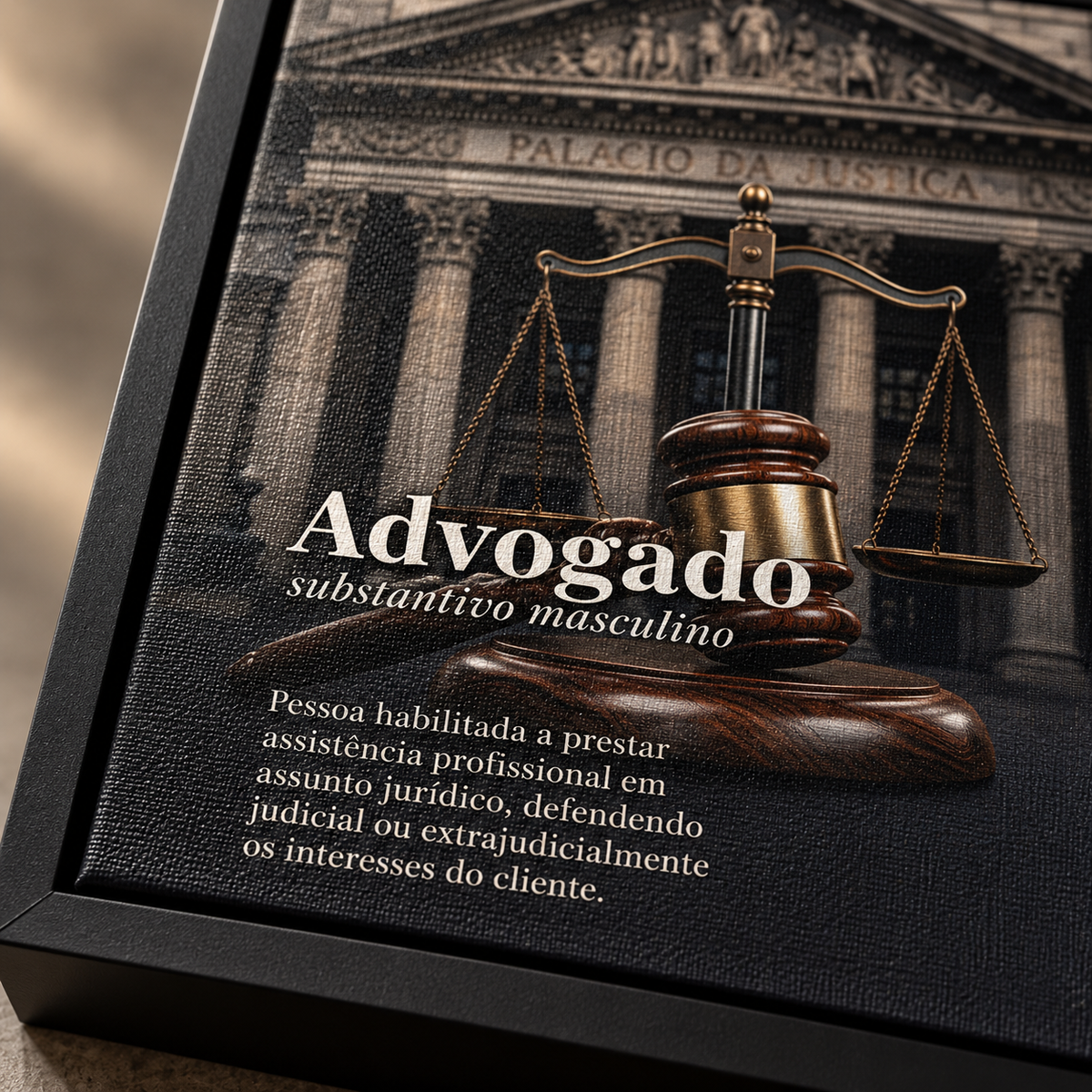 Quadro Arte Jurídica para Escritório