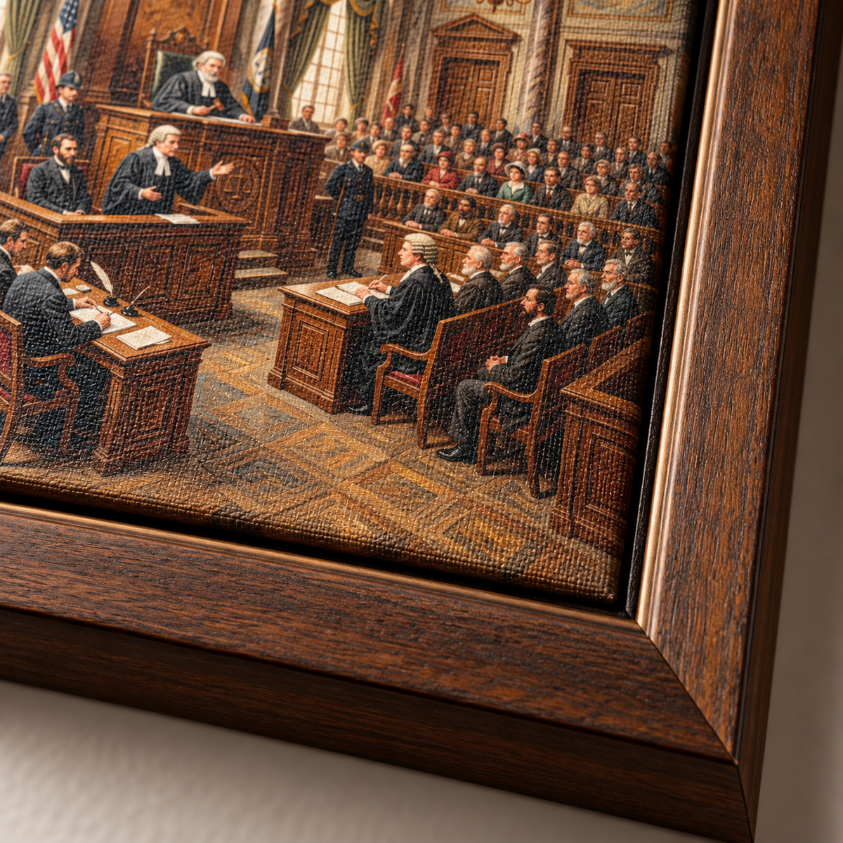 Quadro Decorativo Tribunal de Justiça Clássico