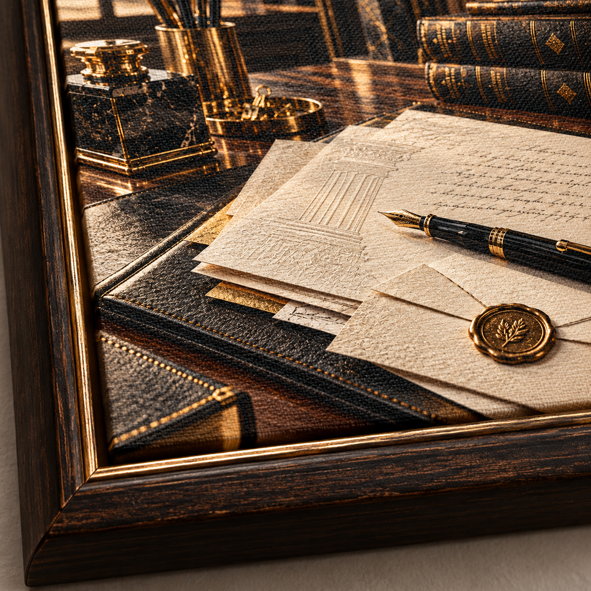Quadro Escritório de Advocacia Clássico e Elegante