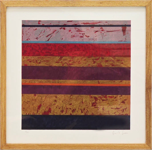 Quadro pronto com gravura assinada 3/50 36,5x35 - Gonçalo Ivo