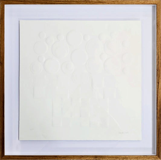 Quadro pronto com Gravura Assinada  9/50 58X58 - Galvão