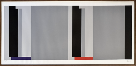 Quadro pronto com Gravura Assinada (Eduardo Sued) 12/108 74x148