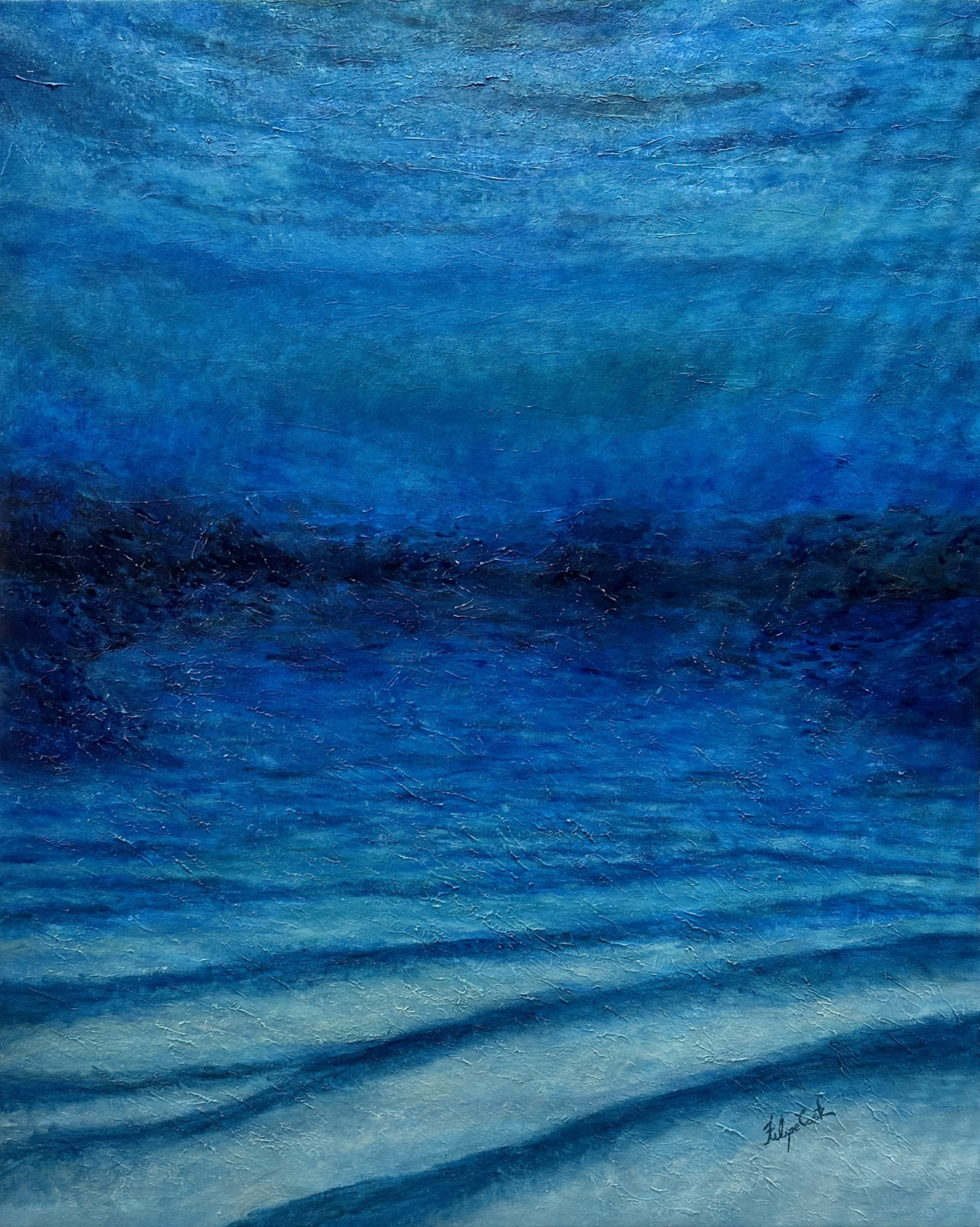 Quadro pronto (ORIGINAL) - (Felipe Costa) 92x73