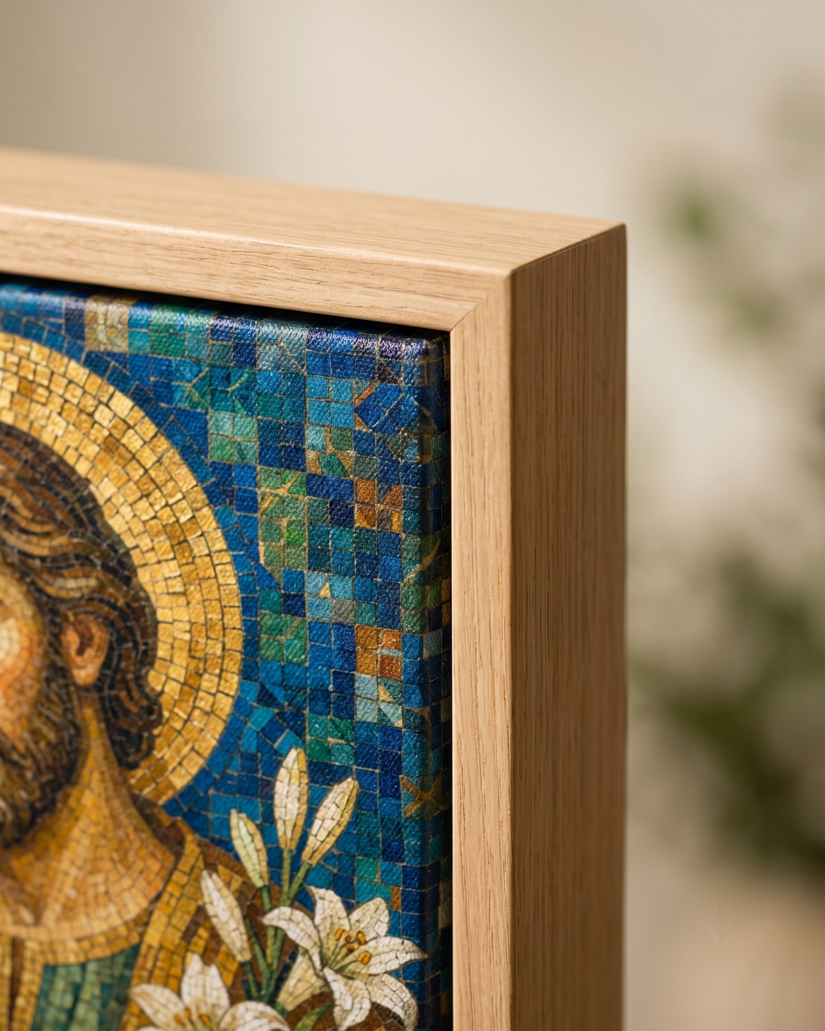 Quadro Sagrada Família em Mosaico