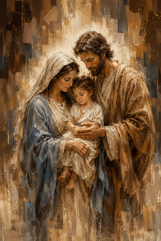 Quadro Sagrada Família Laços de Amor