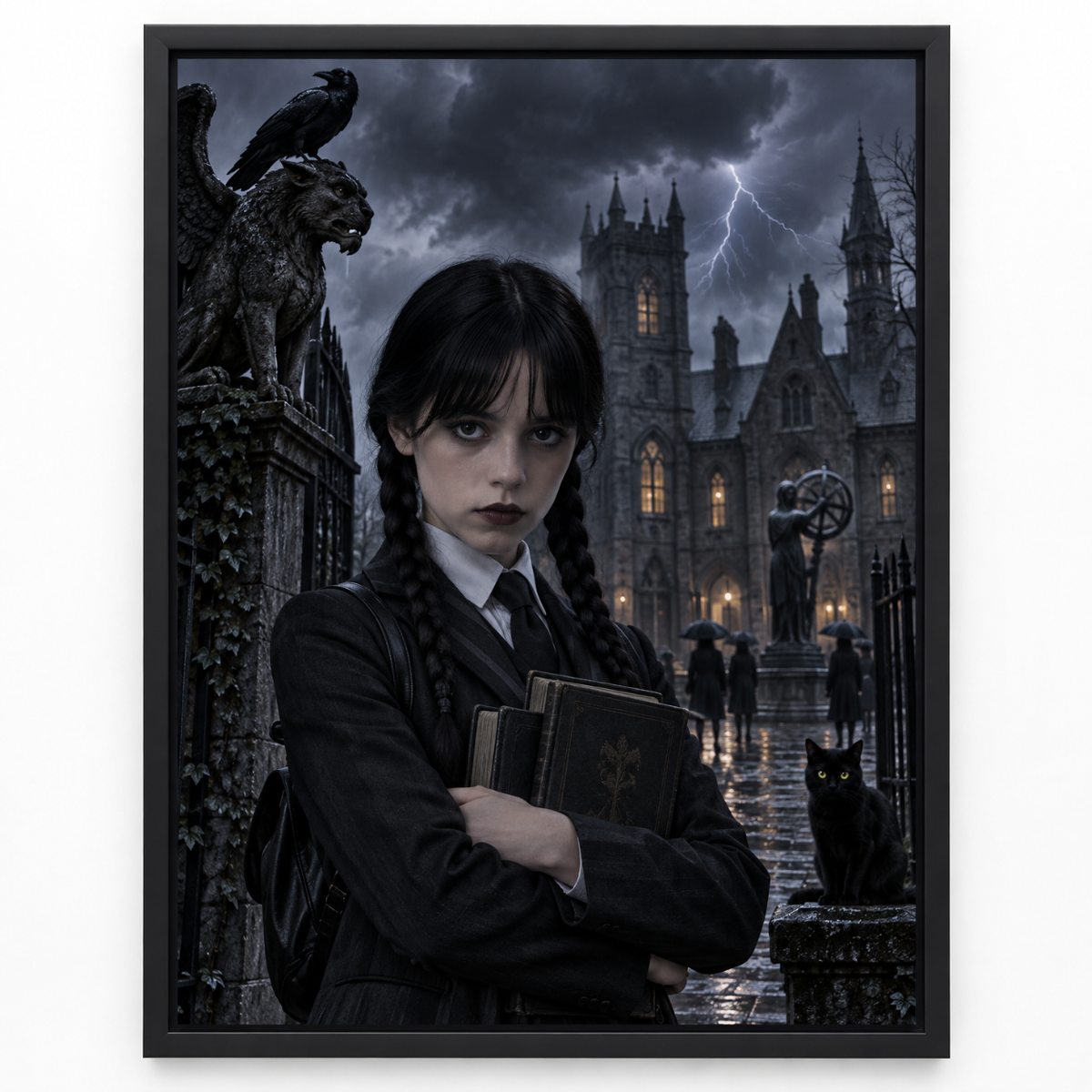 Quadro Garota Gótica