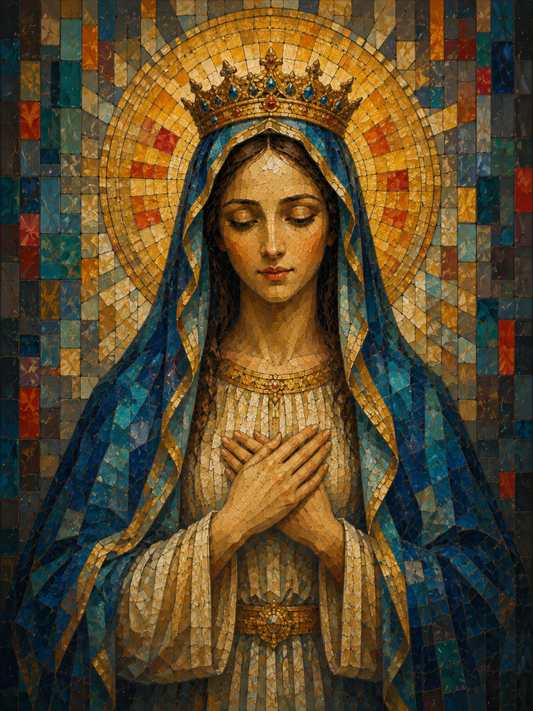 Quadro Virgem Maria Coroada