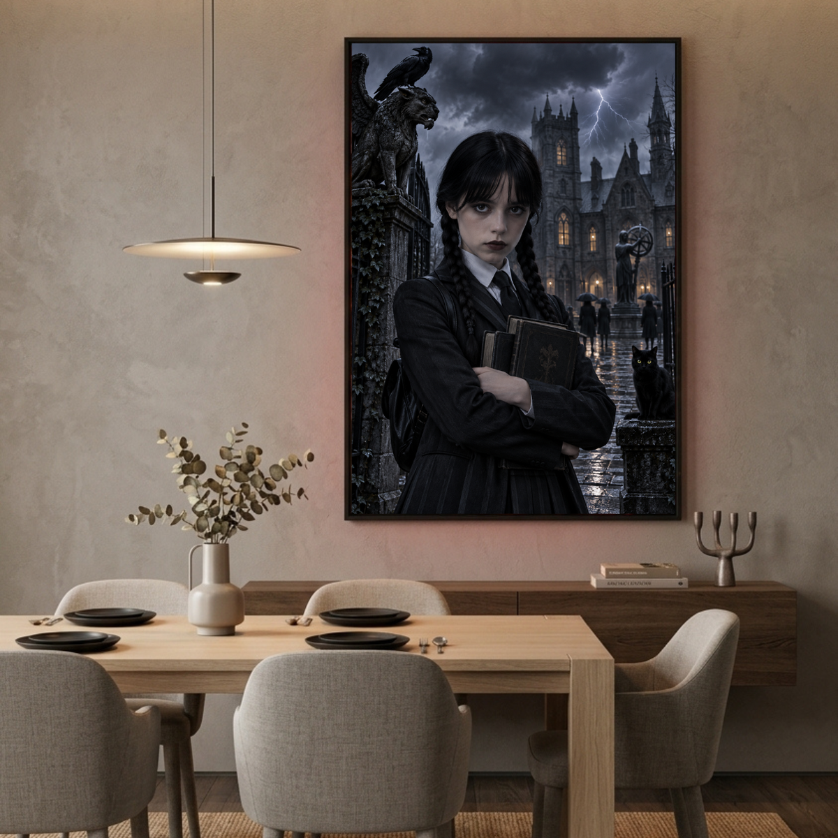 Quadro Garota Gótica