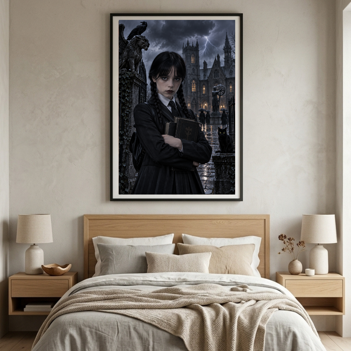 Quadro Garota Gótica