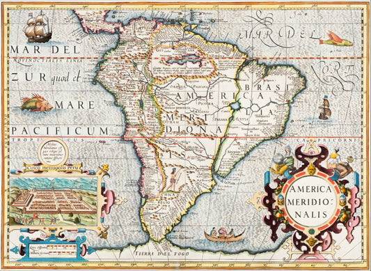 Mapa Azimutal com Brasília no centro