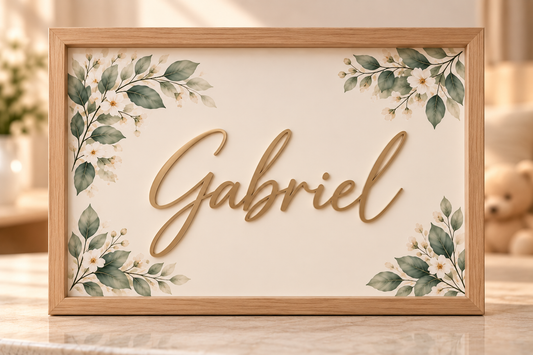 Quadro Porta Maternidade Personalizado