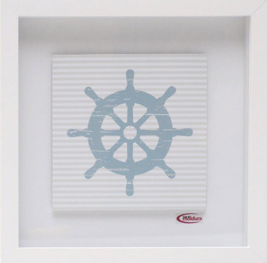 Quadro Infantil - Pronto Mini Timão do Barco 24 CM x 24 CM