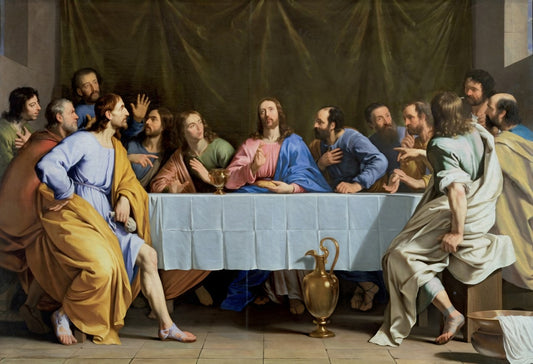 Quadro Santa Ceia Clássico Fine Art