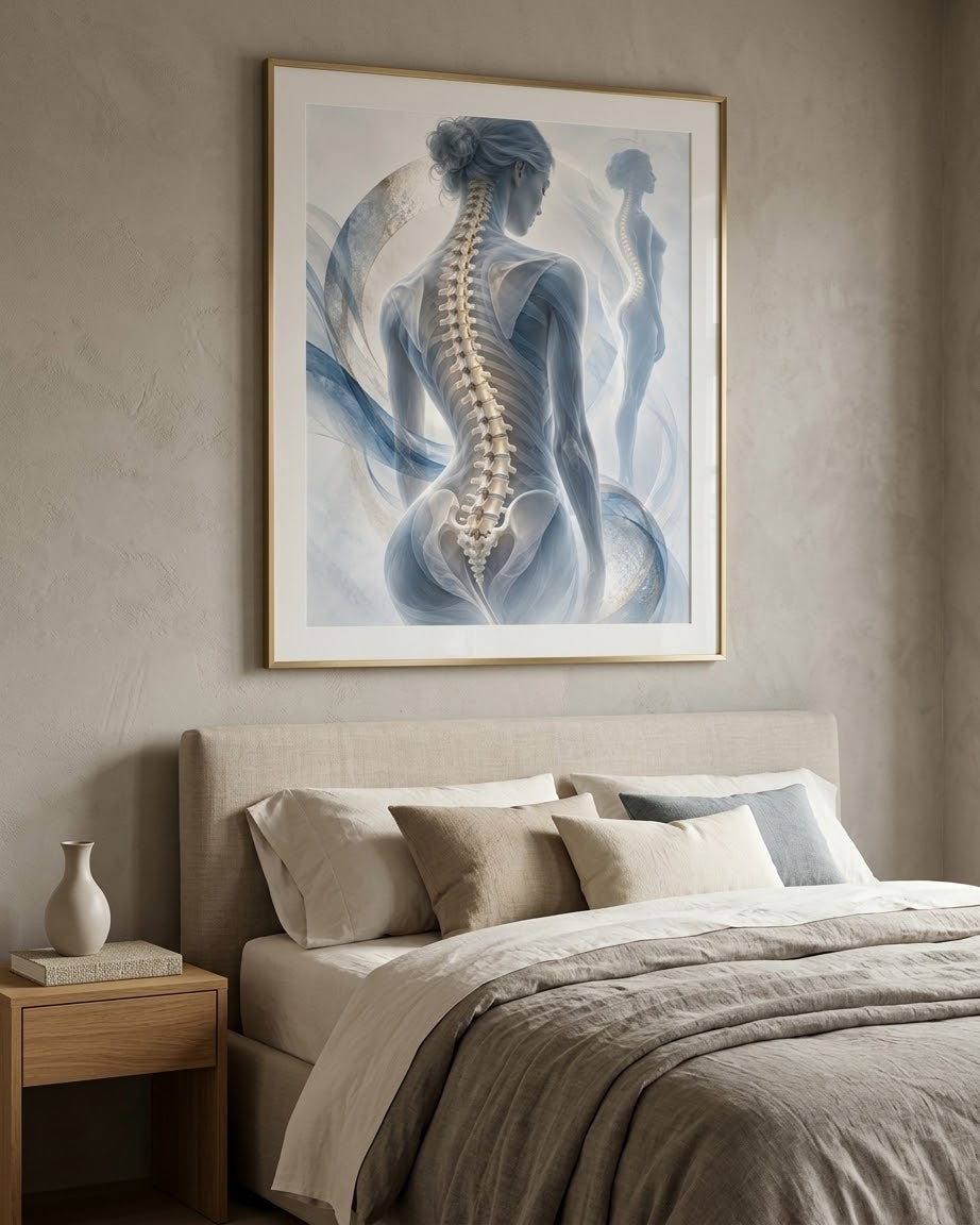 Quadro Anatomia da Coluna Vertebral